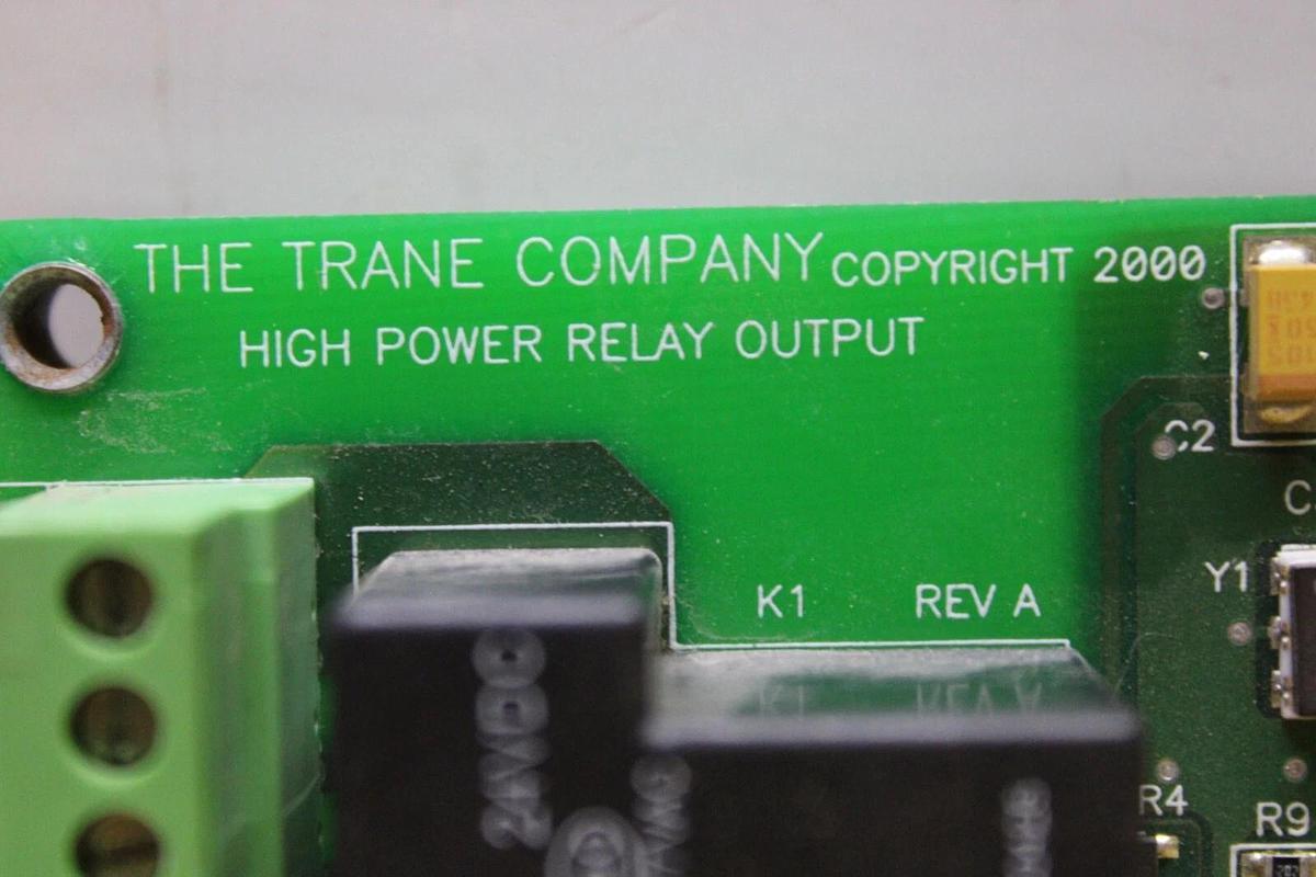 Used TRANE HIGH POWER RELAY OUTPUT CIRCUIT BOARD X13650902-02 REV. B **WARRANTY**