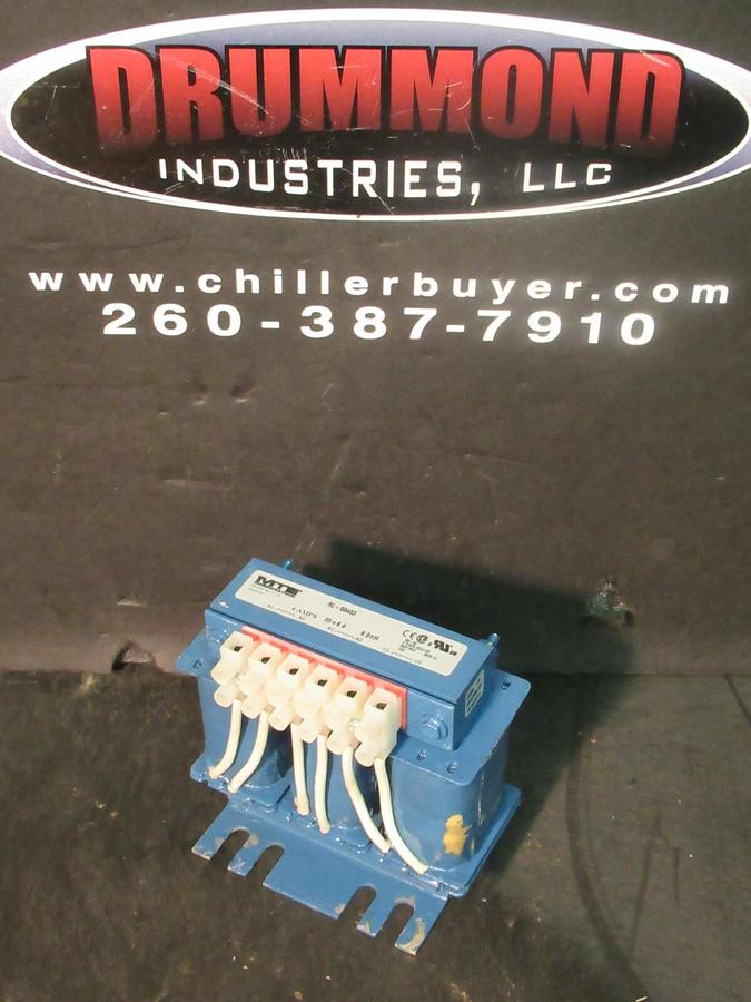 Used MTE CORPORATION 3 PH REACTOR CAT# RL-00403 P/N: 180-36 9.0 mH 6 AMP 600 V MAX