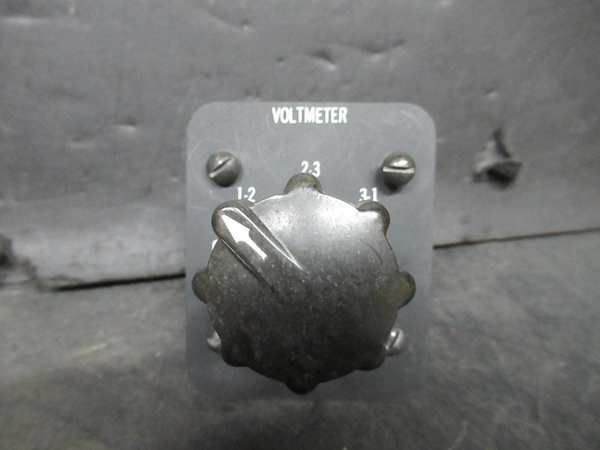 Used ELECTROSWITCH SERIES 31 CONTROL SWITCH 3104C 3-PHASE 125-600 VAC 10-3 AMP