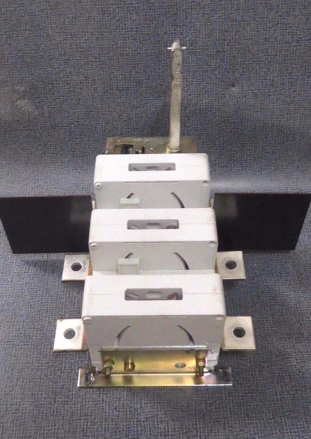 Used ABB GENERAL PURPOSE SWITCH 600 AMP 600 VAC 3 PHASE 500 HP MODEL OETL-NF600A