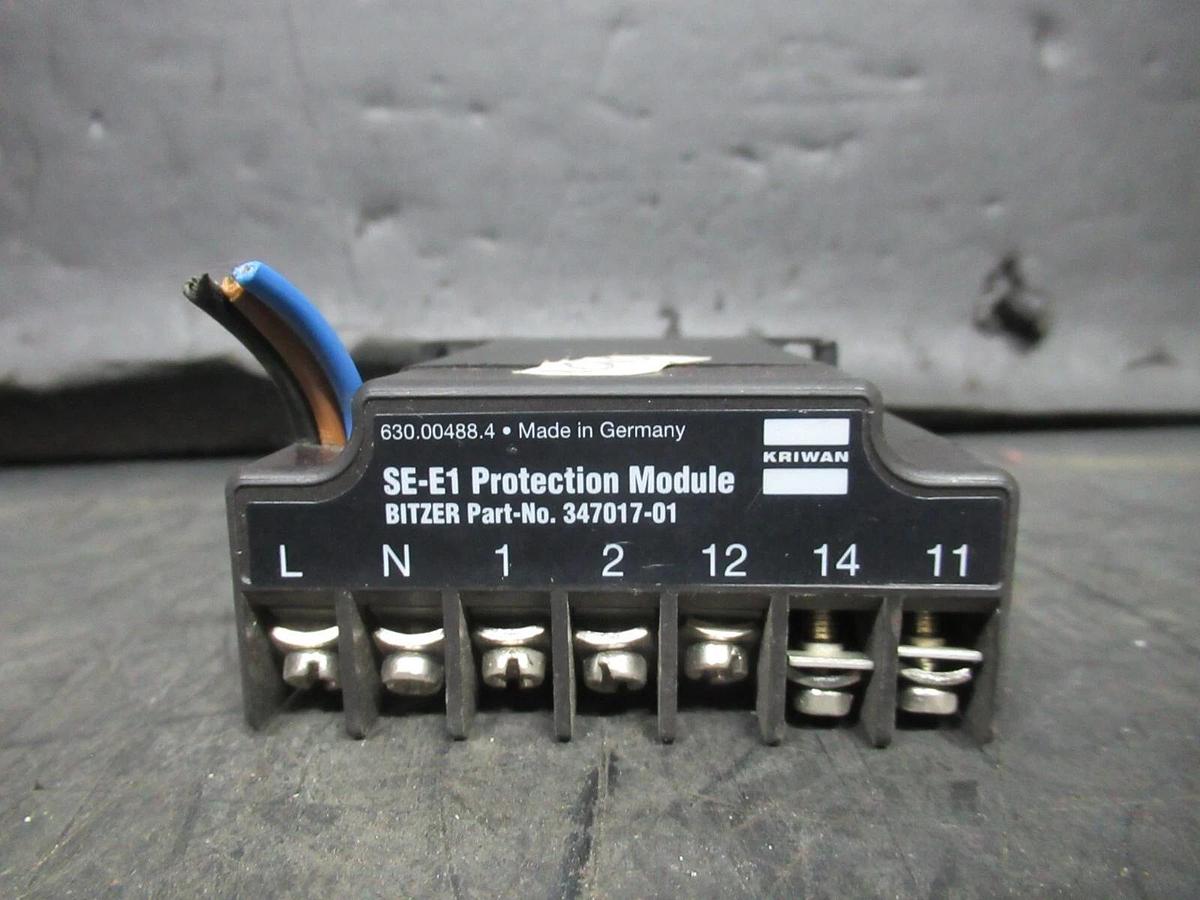 Used KRIWAN SE-E1 PROTECTION MODULE 347017-01 115/230 VAC @ 3 VA 50/60 HZ *WARRANTY*