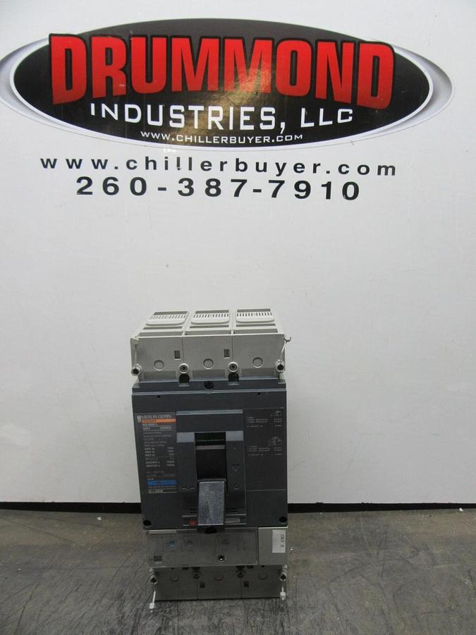 Used MERLIN GERIN COMPACT CIRCUIT BREAKER NSJ600L 240/600 AMP 600 VOLT 3-POLE 3-PHASE