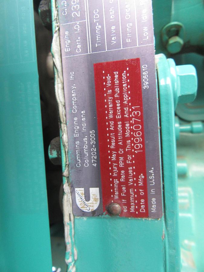 Used 60 KW DIESEL GENERATOR CUMMINS 120/240V B3.9-G2 ENCLOSED RECONNECTABLE VIDEO