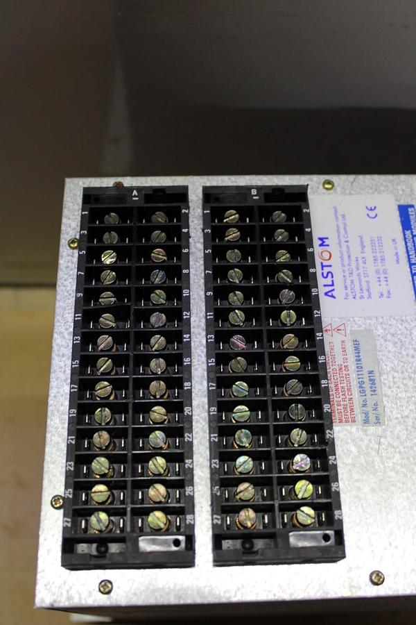 Used ALSTOM GENERATOR PROTECTOR RELAY LGPG11101R44MEF 5 AMP 120 VAC 125 VDC