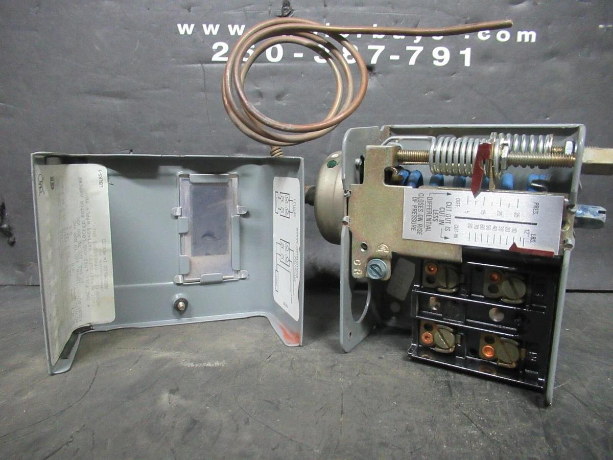 Used CARRIER PRESSURE SWITCH HK01CW010 P72AG-8 240 VAC 5 HP 24 AMP **WARRANTY**