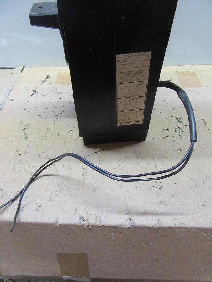 Used ITE CIRCUIT BREAKER KP3-F120 1200 AMP 600 VAC 3-POLE W/ SHUNT TRIP