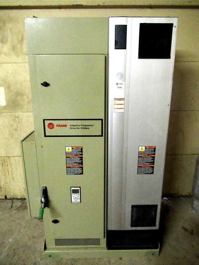 Used TR200 225 (234) HP TRANE ADAPTIVE DRIVE 281 AMP 480 VAC 3 PH AFDH0281GC0C10C201
