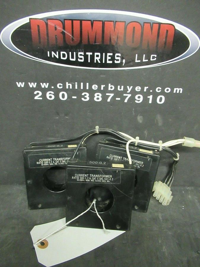 3 PACK EIL CURRENT TRANSFORMER 5-SHL-501-0.2 500:0.2 A 600V 50-400 HZ