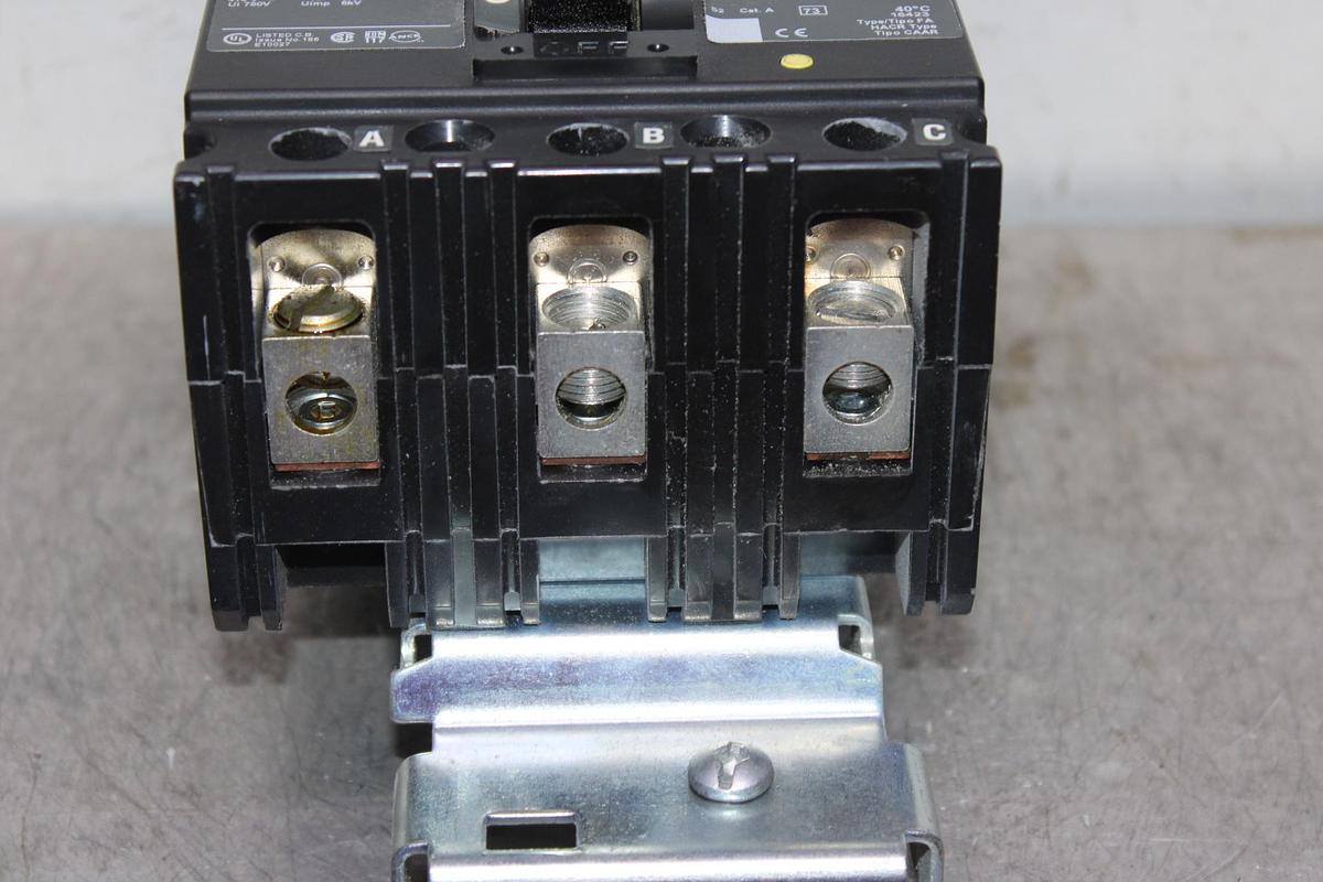 Used SQUARE D I-LINE CIRCUIT BREAKER FH36040 40 AMP 600 VOLT 3-POLE