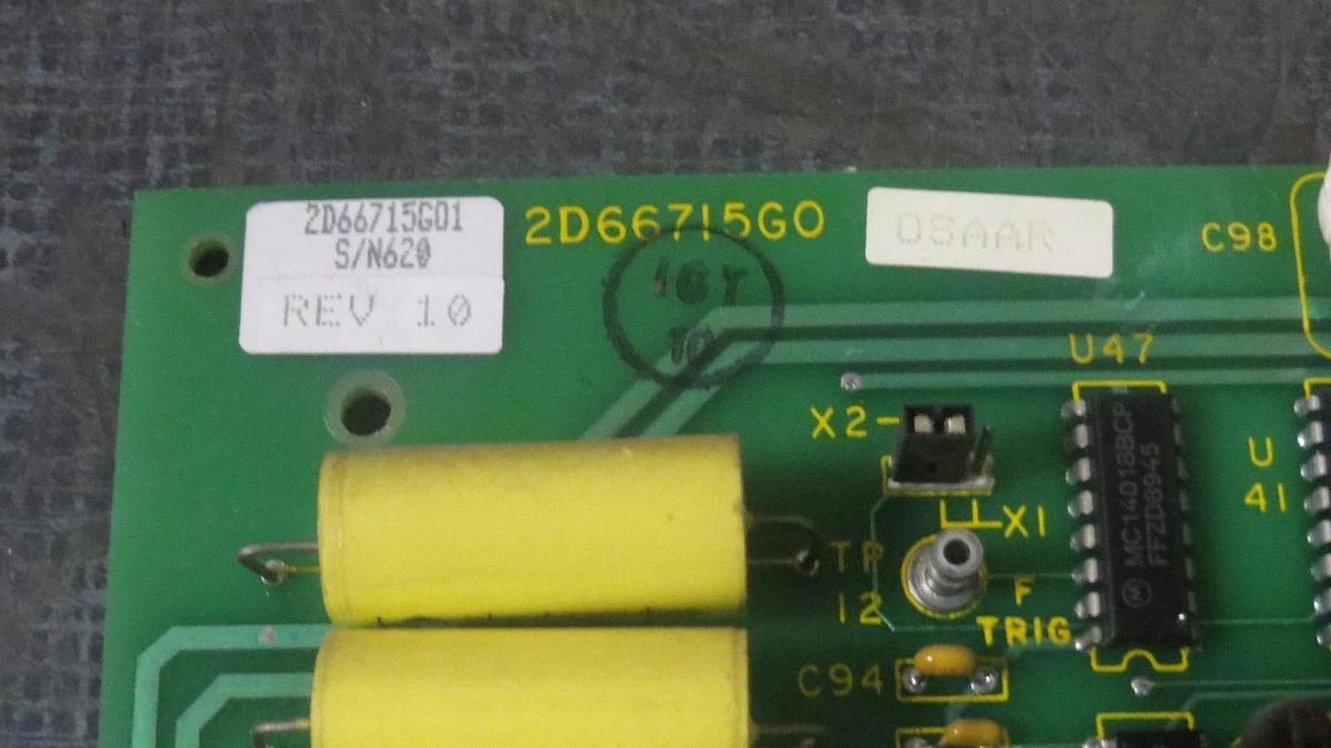 Used WESTINGHOUSE CIRCUIT CONTROL BOARD MODEL: 2D66715G01 REV 10 **WARRANTY**