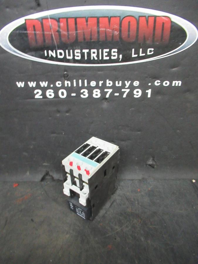 Used SIEMENS CONTACTOR 3RT1023-1A 35 AMP 600 VAC 7.5 HP 3-PHASE COIL: 110/120