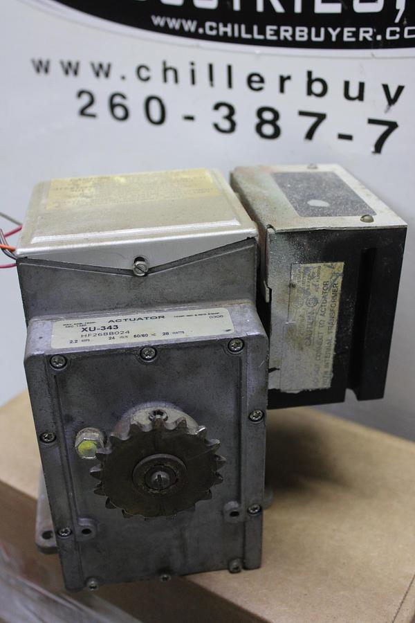 Used BARBER COLMAN ACTUATOR XU-343-HF26BB024 24V 2.2A 28W W/ CP-8391 DRIVE