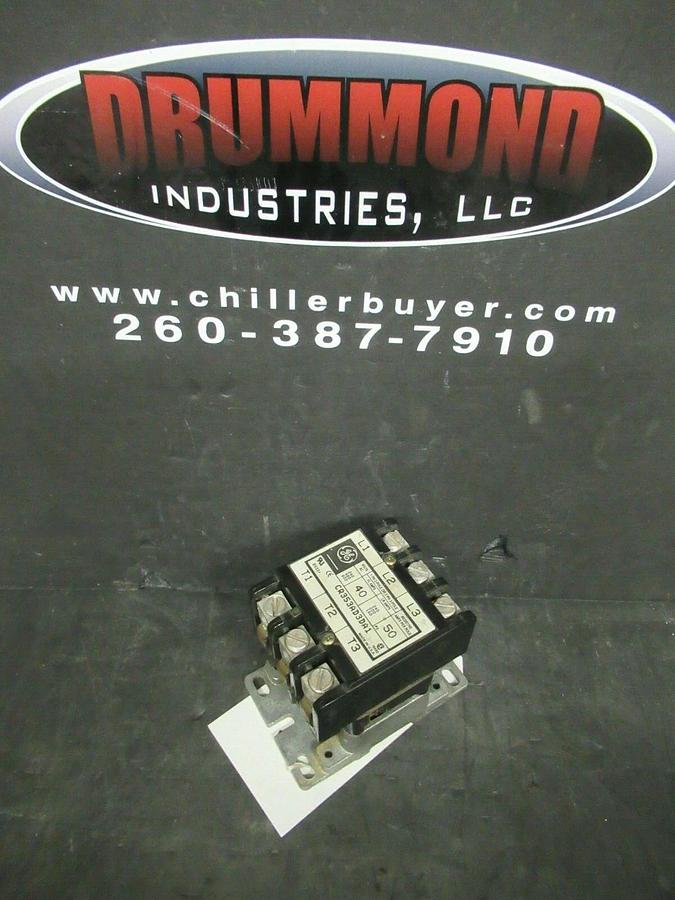 Used GE CONTACTOR CR353AD3DA1 40 AMP 600 VAC 50 AMP/RES **WARRANTY INCLUDED!**