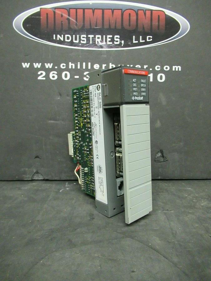 Used (RED) ALLEN BRADLEY SLC 500 DH485/RS232C INTERFACE MODULE 1747-KE SER. C FRN. 4