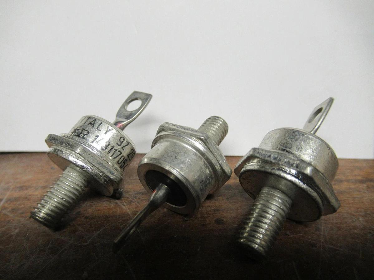 Used (3) VISHAY INTERNATIONAL 143117054 GENERAL PURPOSE RECTIFIER DIODE STUDS