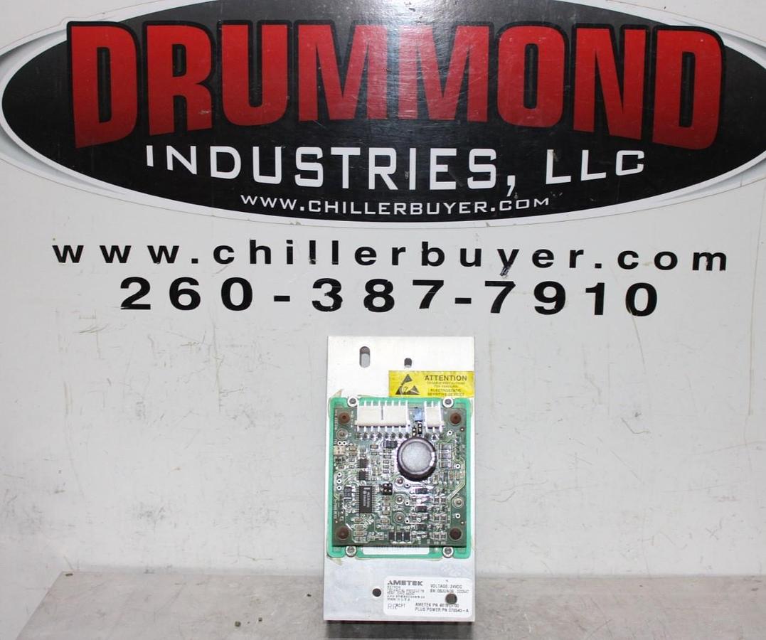 Used AMETEK FAN SPEED CONTROL CIRCUIT BOARD 48151-00 24 VDC 5-7005 REV. 2