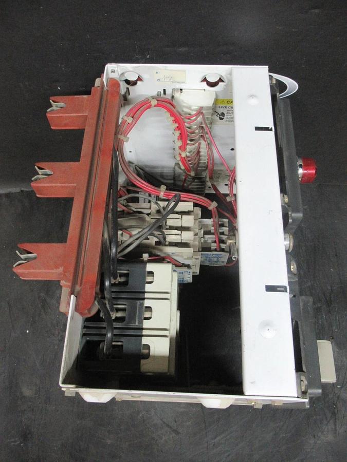 Used CUTLER HAMMER MOTOR STARTER CONTROL BUCKET MODEL: 2100 12" NEMA SIZE 1 3 AMP