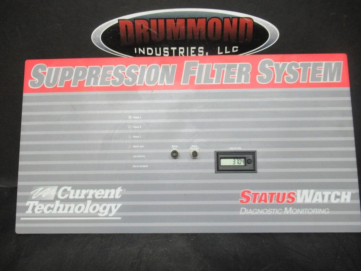 Used CURRENT TECHNOLOGY SUPPRESION FILTER SYSTEM 900-0133-010 / 800-0469-001 REV. A