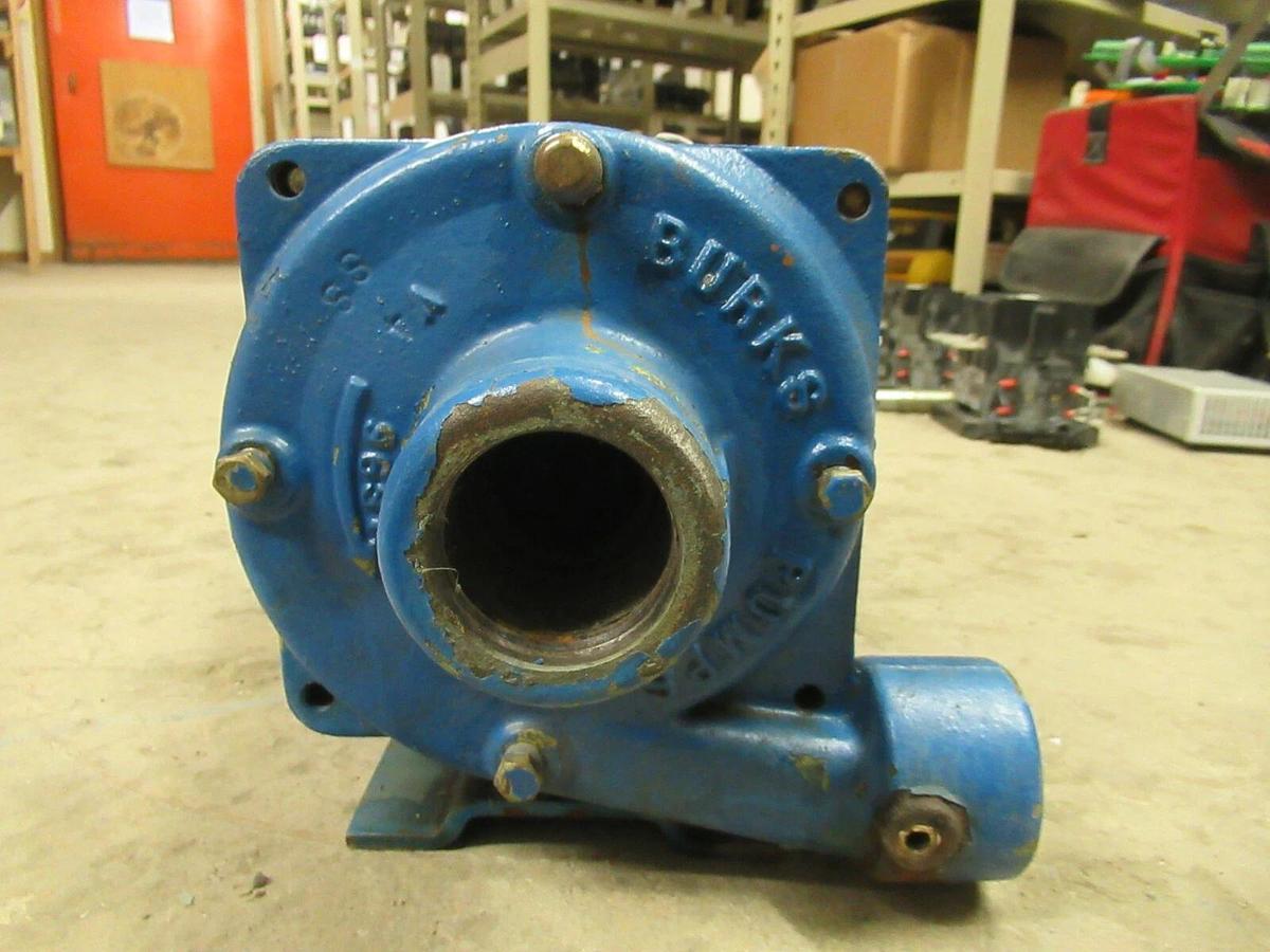 Used BURKS CIRCULATION PUMP 15G5 15G5-1-1/4 1.5 HP 115/208-230 VOLTS 3450 RPM 09675