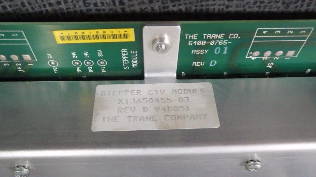 Used TRANE STEPPER CTV CHILLER MODULE X13650455-03 REV D **INCLUDES WARRANTY**