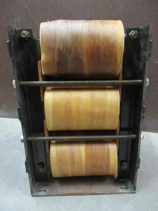 Used HITRAN 3 PHASE TYPE AC DOUBLE DELTA INDUCTOR AP1566 0.075 MH INDUCTANCE 165 AMPS