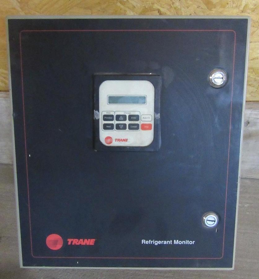 Used TRANE CHILLER REFRIGERANT MONITOR RMWD2100CA0 240VAC 1PHASE FOR 80W 15A