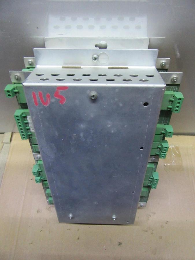 Used TRANE CHILLER STEPPER OPTIONS MODULE X13650455-05 REV. G W/ X13650452-05 REV. F