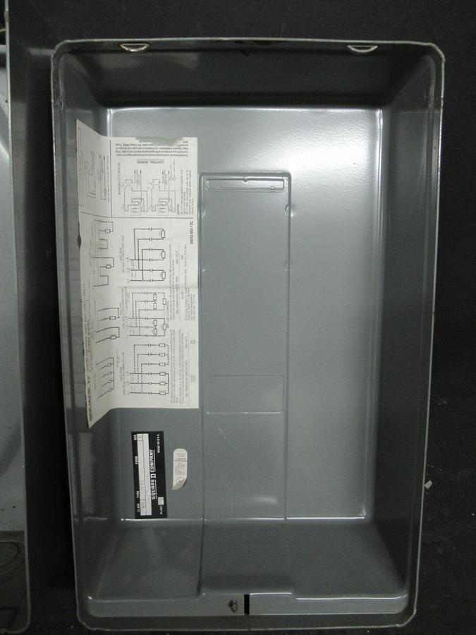 Used SQUARE D CLASS 8903 TYPE LXG 30 SERIES B CONTACTOR / STARTER ENCLOSURE 12 X 7.25