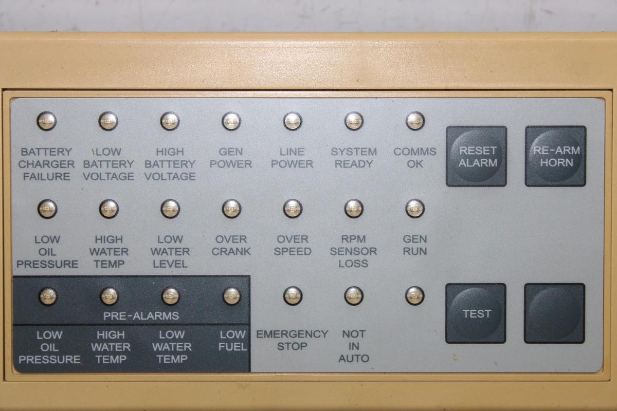Used GENERAC GENERATOR LIGHT REMOTE ANNUNCIATOR ALARM CONTROL MODULE 0G5719 REV. B