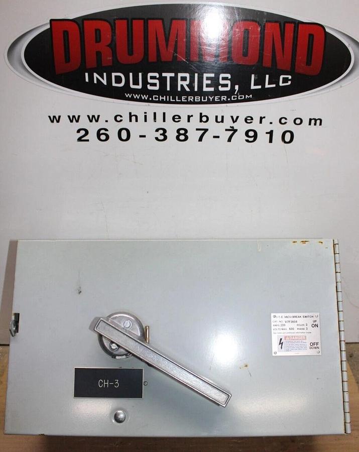Used ITE FUSIBLE PANELBOARD DISCONNECT V7F3604 200 AMP 600 VOLT 3-POLE 3-PHASE 60 HP