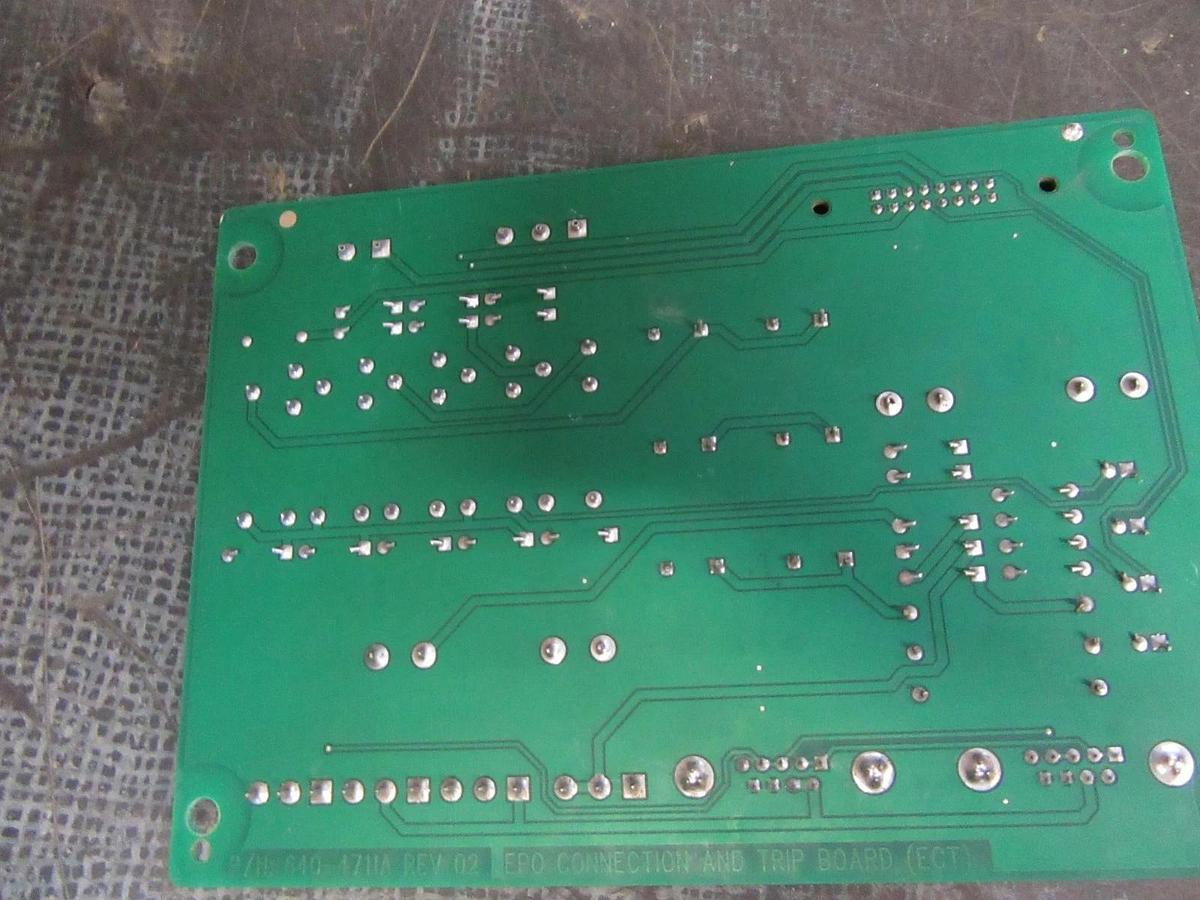 Used EPO CONNECTION AND TRIP BOARD (ECT) 640-4711A REV 02 **WARRANTY INCLUDED**