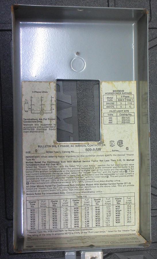 Used GENERAL ELECTRIC DFPTQL4 BUSPLUG 50 AMP 240 VAC 3-PHASE 4-WIRE