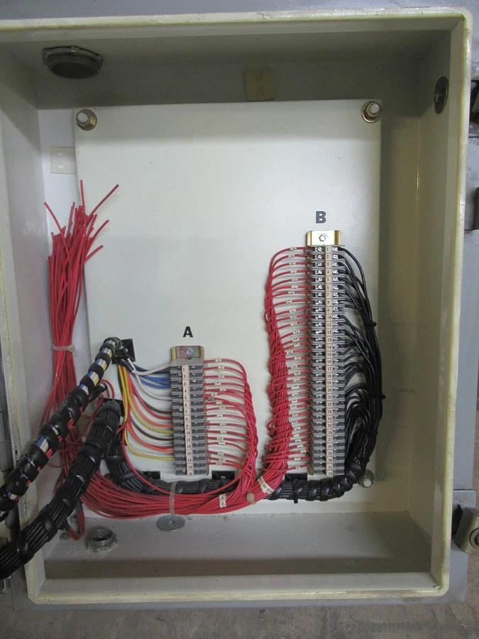 Used FRAKO REACTIVE POWER RELAY FUSE MONITOR CABINET F-839.12 SI77-412-2750