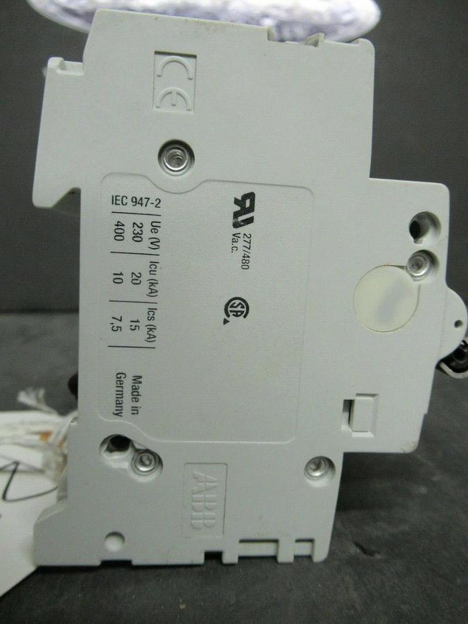 Used 25 AMP ABB BREAKER S203-K25 400 VAC 3 POLE **WARRANTY INCLUDED**