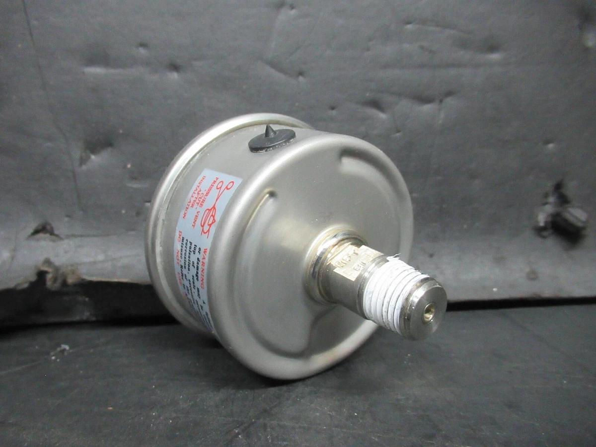 Used PRESSURE GAUGE 316L-SS 0-100 PSI **WARRANTY INCLUDED**