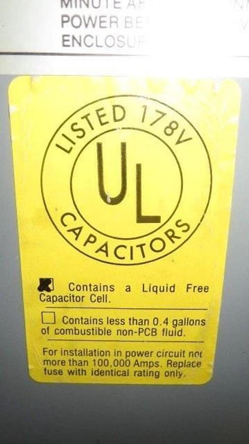 Used MYRON ZUCKER CALMOUNT CAPACITOR KIM43011-3 11 KVAR 480V 3 PHASE *WARRANTY*