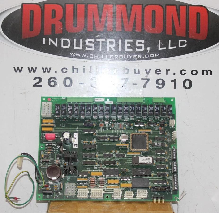 Used YORK CHILLER I/O CONTROL CIRCUIT BOARD 031-02050-002 **WARRANTY INCLUDED**
