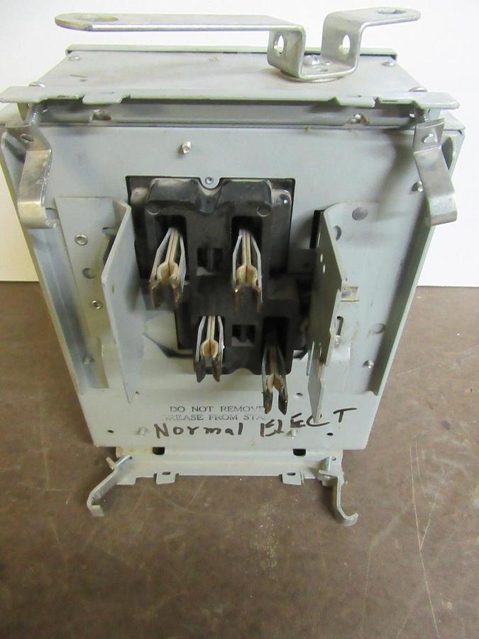 Used GE FUSIBLE BUS/BUSS PLUG AC462R 60 AMP 600 VOLT 4-WIRE 3-PHASE 50 HP STYLE: 3