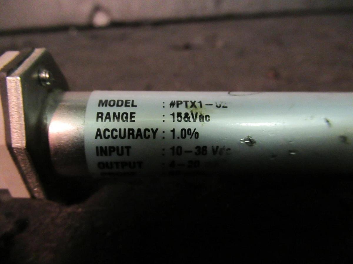 Used KELE PTX1-02 STAINLESS STEEL PRESSURE SENSOR TRANSMITTER PTX1 ±1% ACCURACY
