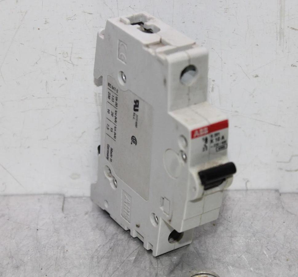 Used ABB CIRCUIT BREAKER S201-K10A 230/400 VAC SINGLE POLE **WARRANTY INCLUDED**