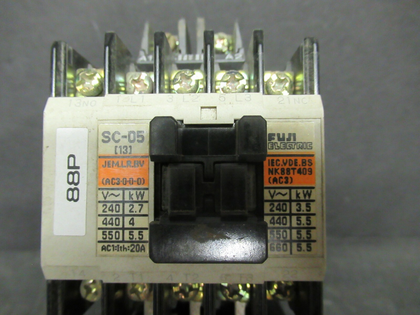Used 13 AMP FUJI STARTER SC14AA  600 VAC 5 HP W/ TR13D OVERLOADS **WARRANTY**