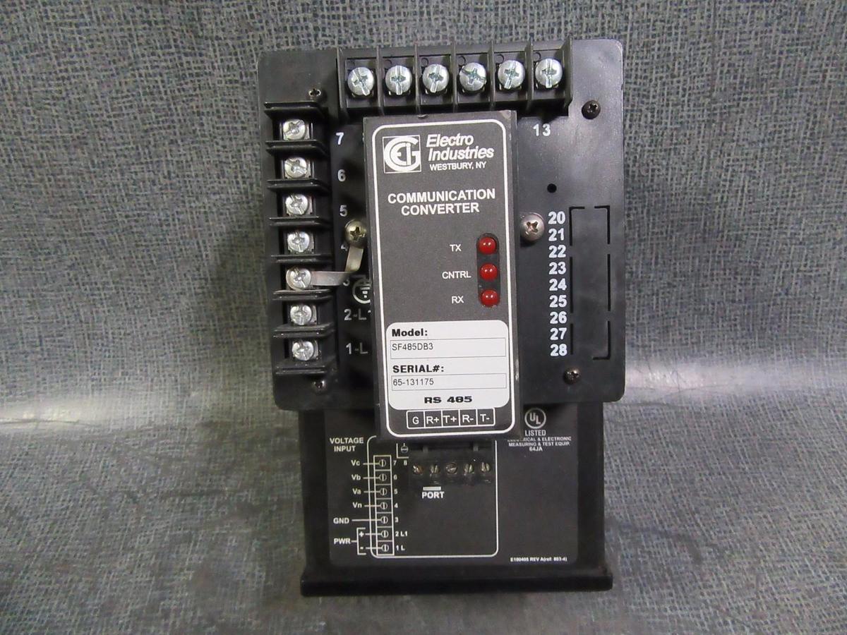 Used ELECTRO INDUSTRIES FUTURA + SERIES CPU1000 MULTIFUNCTION POWER 2000/5A