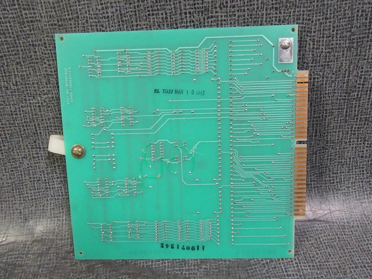 Used EXIDE INV INTERFACE CARD CIRCUIT BOARD A5A1 // 101072430 REV D //118302417 REV A