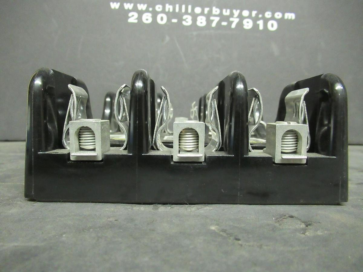 Used LITTELFUSE FUSE HOLDER LR60060-3CR FOR 60 AMP 600 V CLASS R FUSES