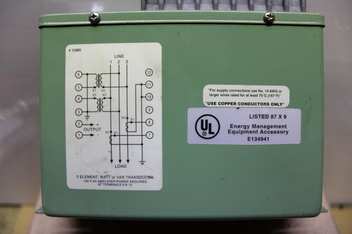 Used OHIO SEMITRONICS TRANSDUCER AGW-006E 600 VOLT 5 AMP 3 WATT **WARRANTY**