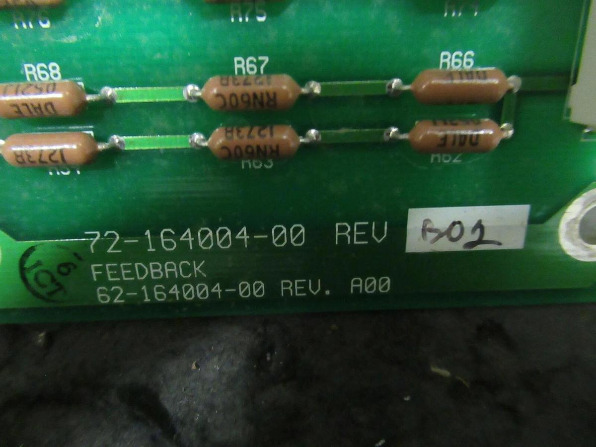 Used MGE UPS SYSTEMS FEEDBACK ASSEMBLY MODEL 72-164004-00 REV B02 62-164004-00 A00