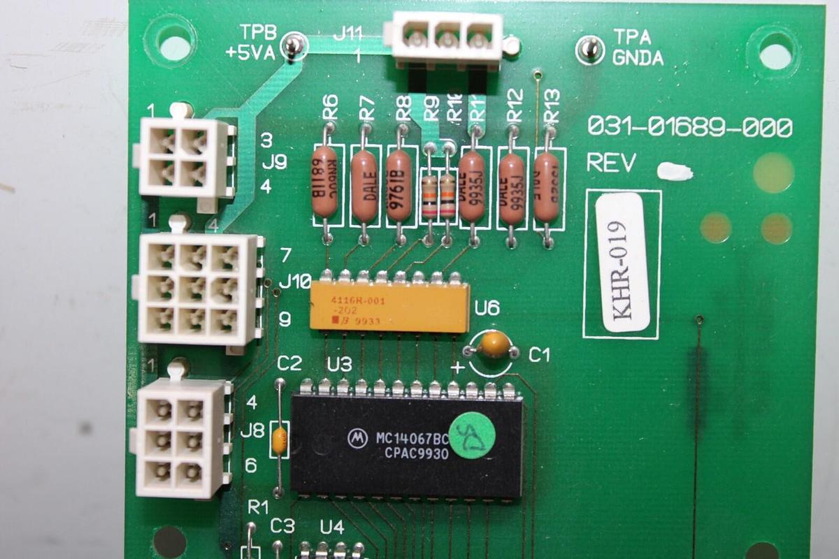 Used YORK CIRCUIT BOARD I/O EXPANSION BOARD 031-01689-000 **WARRANTY INCLUDED**