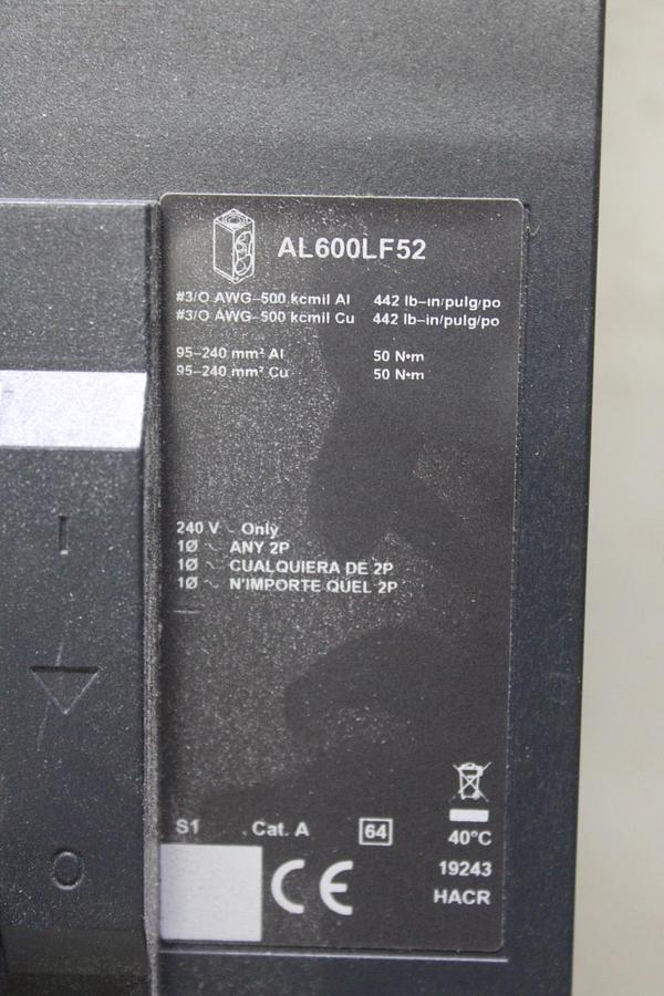Used SQUARE D I-LINE CIRCUIT BREAKER FA34100 SERIES 2 100 AMP 480 VAC 3-POLE