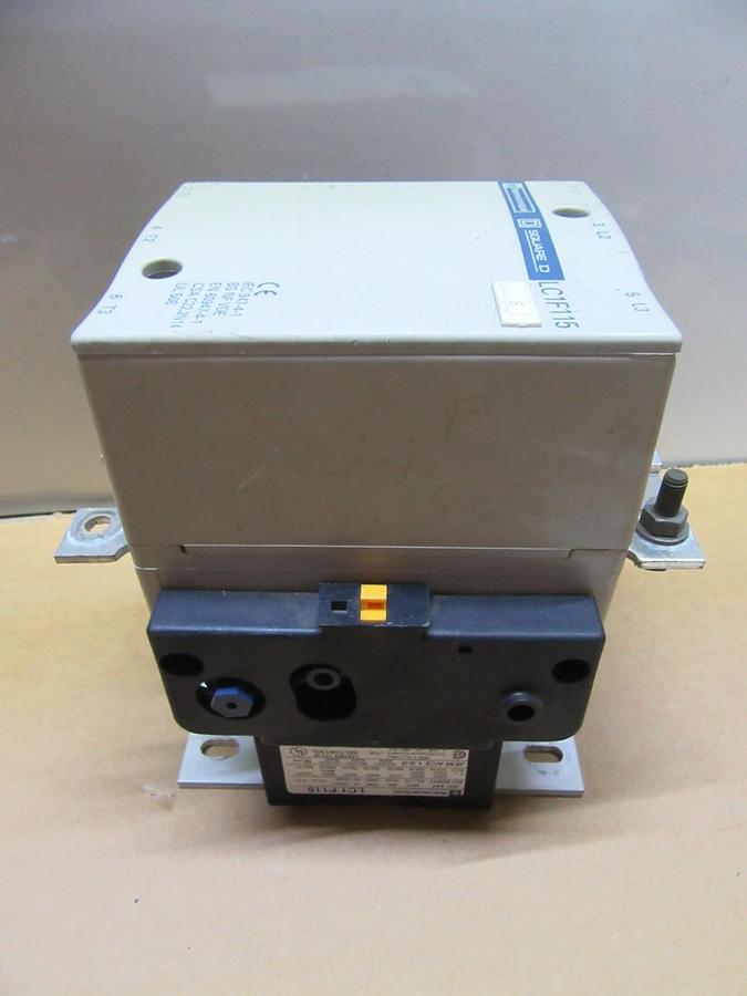 Used TELEMECANIQUE CONTACTOR LC1F115 175 AMP 600 VAC 3-PHASE 100 HP **WARRANTY**