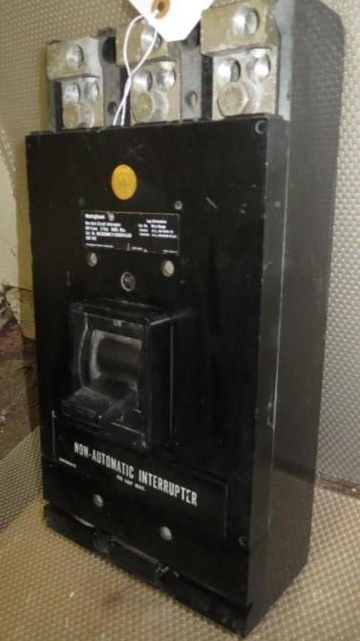 Used WESTINGHOUSE MA FRAME BREAKER 800 AMP 600 VAC 3 POLE MODEL MA3800NW **WARRANTY**